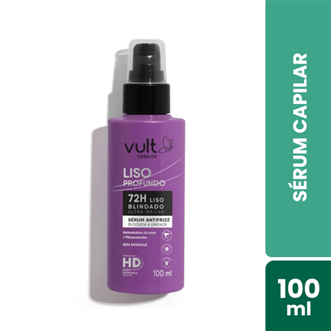 SÉRUM CAPILAR ANTIFRIZZ LISO PROFUNDO VULT 100ML