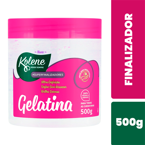 MODELADOR GELAT KOLENE SUPERFINALIZADOR ROSA 500G
