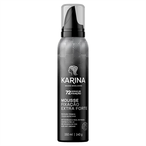 MOUSSE KARINA FIXAÇÃO EXTRA FORTE 150ML