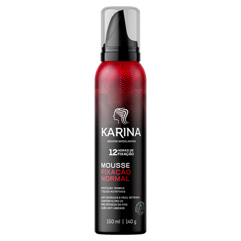 MOUSSE KARINA FIXAÇÃO NORMAL 150ML