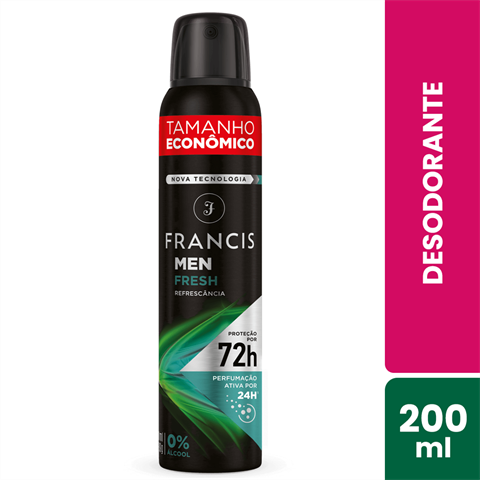 DESODORANTE AEROSOL FRANCIS MEN VERDE 200ML