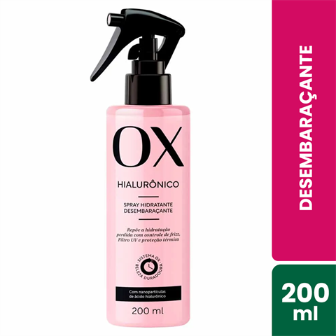 SPRAY OX HIDRAT DESEMBARAÇANTE HIALURÔNICO 200ML