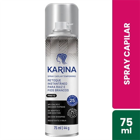 SPRAY DE RETOQUE KARINA PRETO 75ML