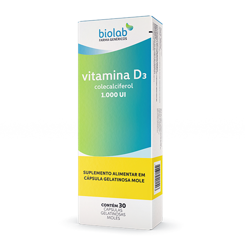 VITAMINA D3 1000UI C/30 CPS