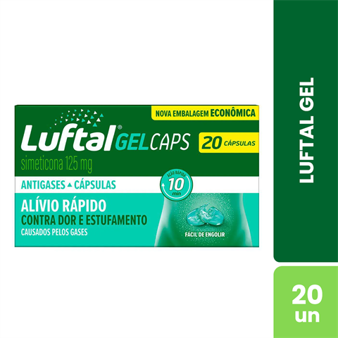 LUFTAL-MAX 125MG CPS GELA C/20