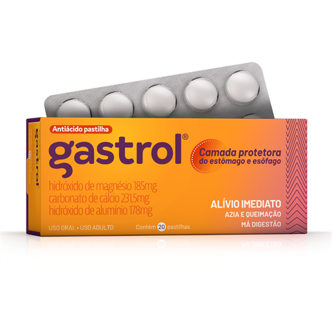 GASTROL PASTILHA C/20