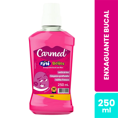 CARMED ENXAGUANTE BUCAL 250ML BEIJOS