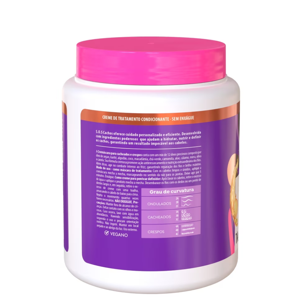 CRESMASCARA SALON LINE 2EM1 1KG SUPER OLEOS