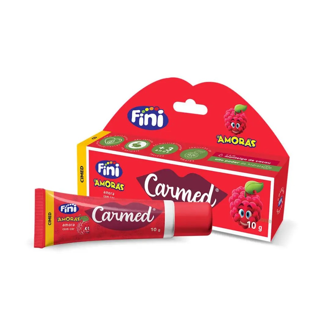 HIDRATANTE LABIAL FINI AMORAS CARMED CAIXA 10G