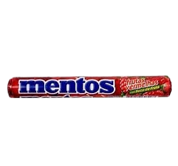 CONFEITO FRUTAS VERMELHAS MENTOS PACOTE 37,5G