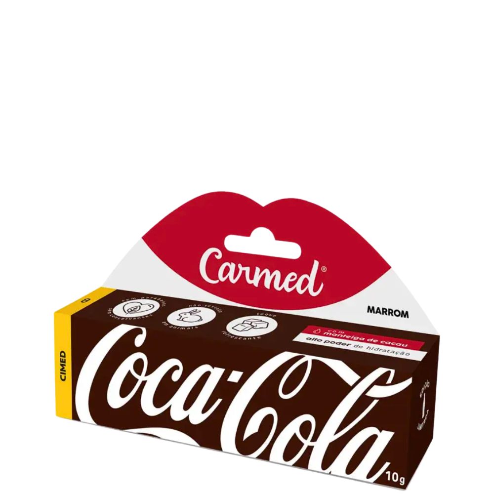 HIDRATANTE LABIAL COCA COLA MARROM 10G 105513 CARMED