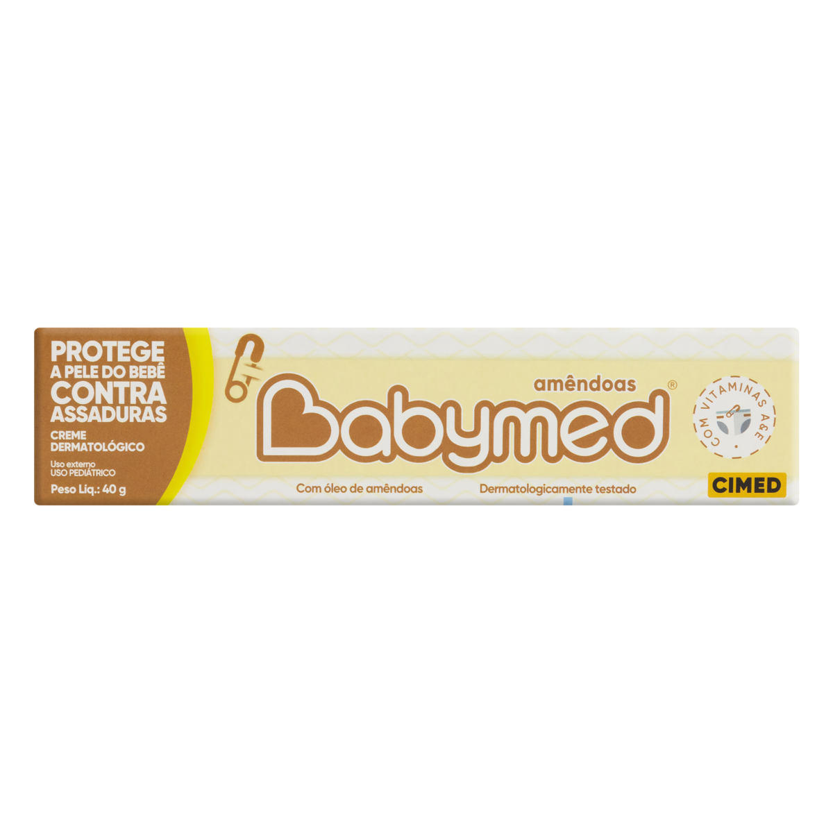CREME PREVENTIVO DE ASSADURAS BEBÊ AMÊNDOAS BABYMED CAIXA 40G