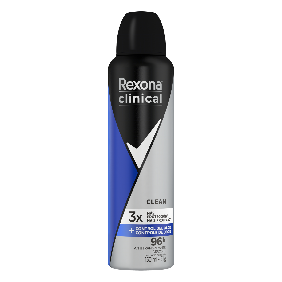 DESO REXONA CLIN AER AP CLEAN 91G MASCULINO