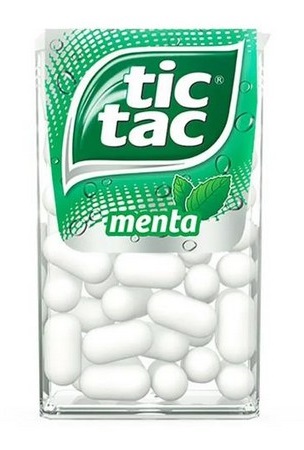 PASTILHA MENTA TIC TAC CAIXA 14,5G