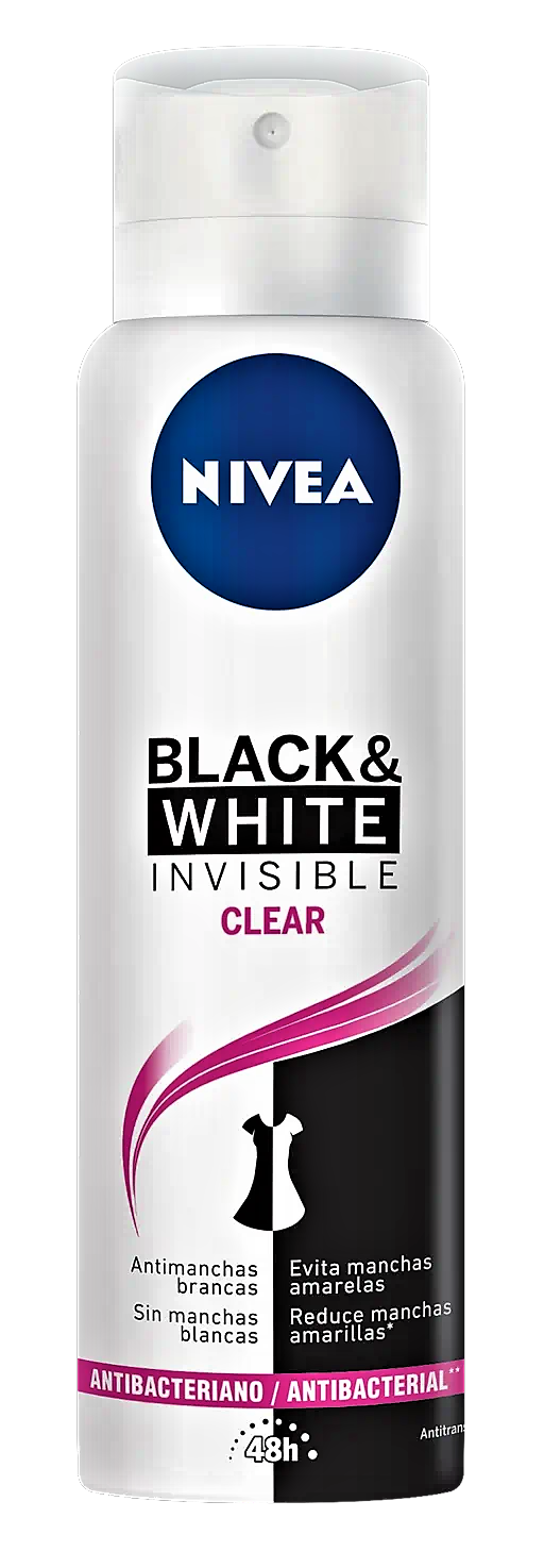 NIVEA DESO AEROSOL INVIS.BLC&WHT FEM. 150ML
