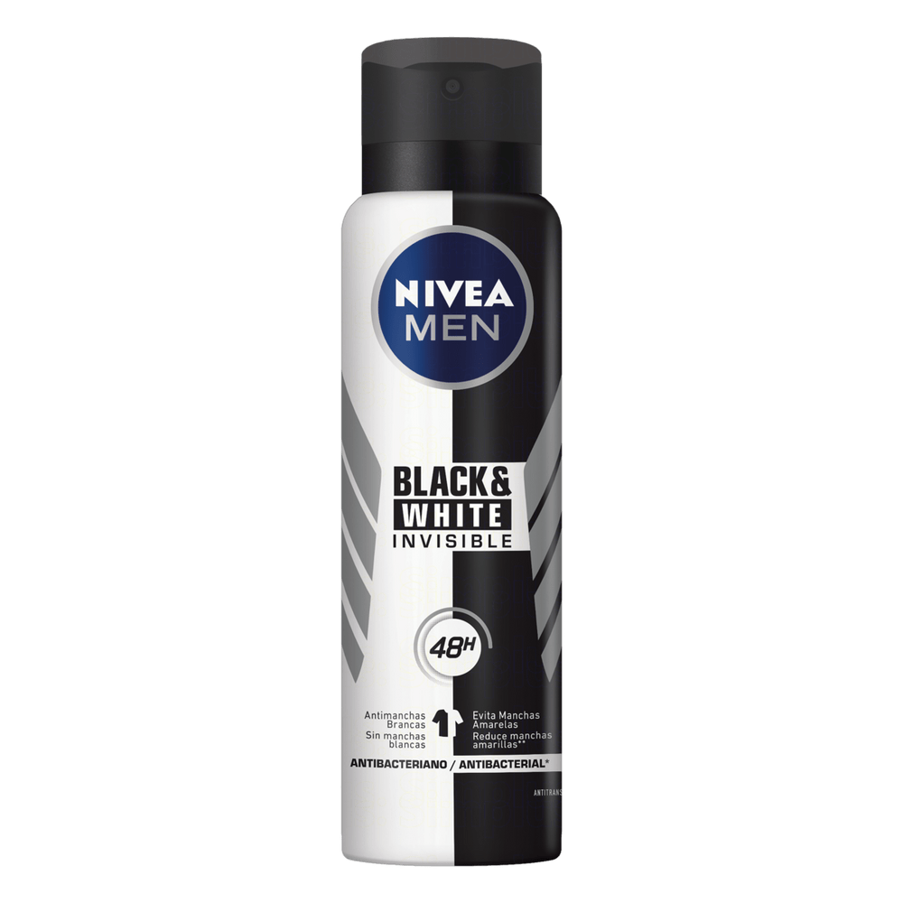 NIVEA DESO AEROSOL INVIS.BLC&WHT MASC. 150ML