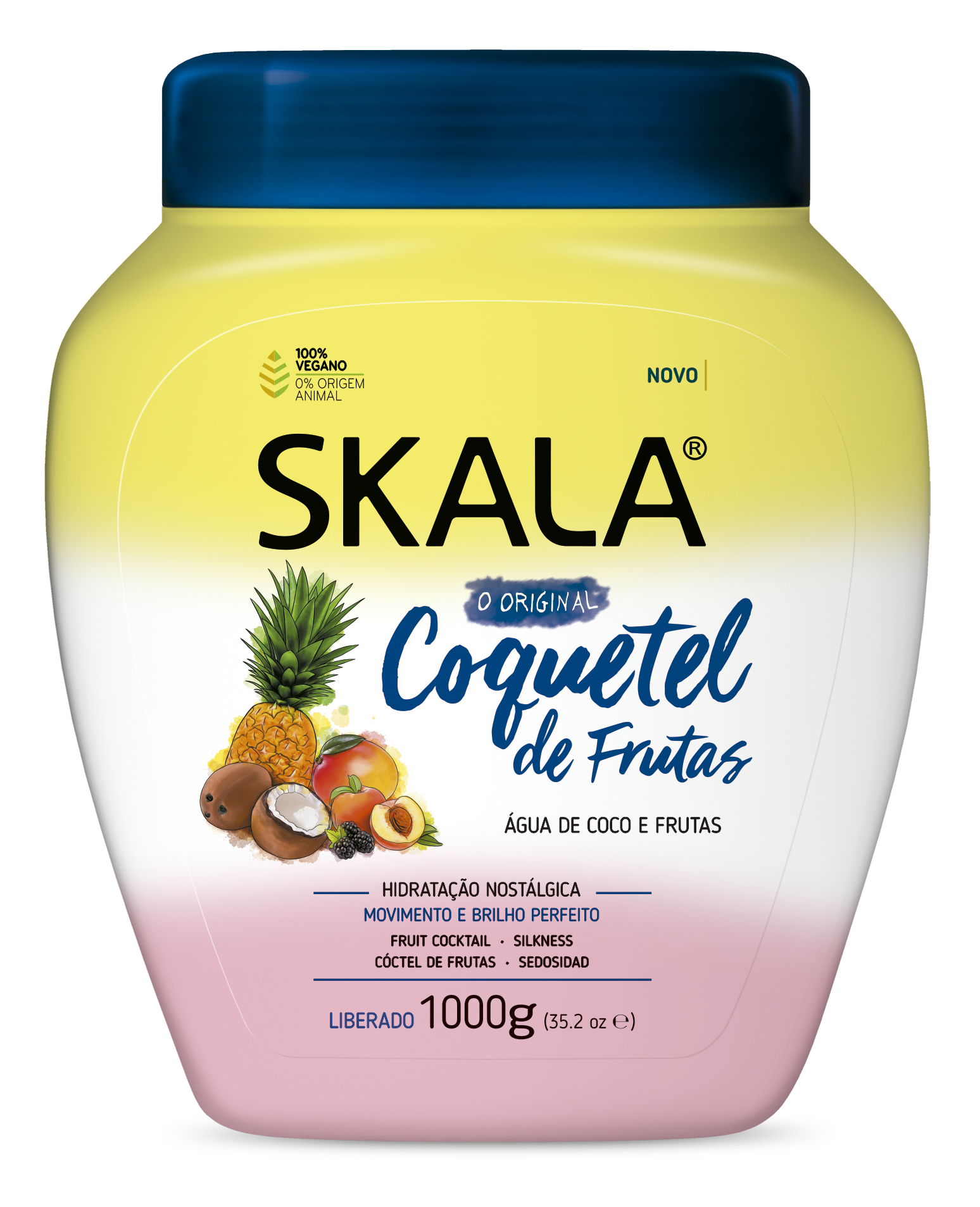 CREME DE TRATAMENTO SKALA COQUETEL DE FRUTAS POTE 1000G