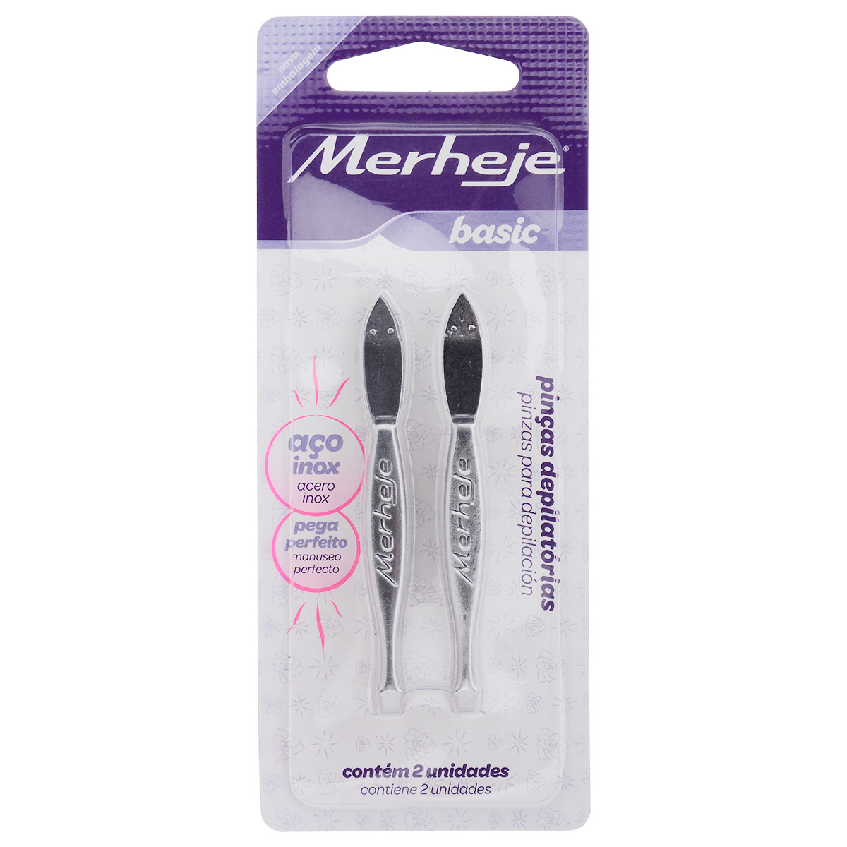 PINCAS DEPILATORIAS MERHEJE BASIC C/2 UN