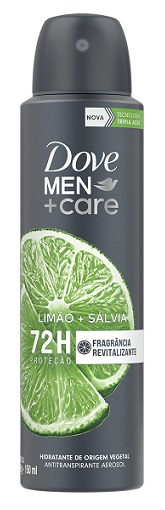 ANTITRANSPIRANTE AEROSSOL LIMÃO E SÁLVIA DOVE MEN+CARE 150ML SPRAY