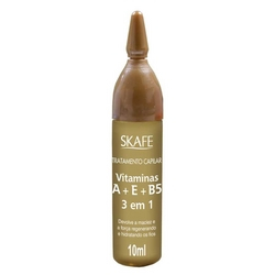 AMPOLA SKAFE CONJ. TRAT. CAPILAR VITAMINA A+E+B5 C.04 UN 40ML 40ML