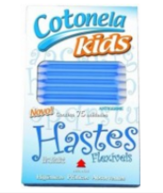 HASTES FLEXIVEIS COTONELA KIDS C/75 AZUL