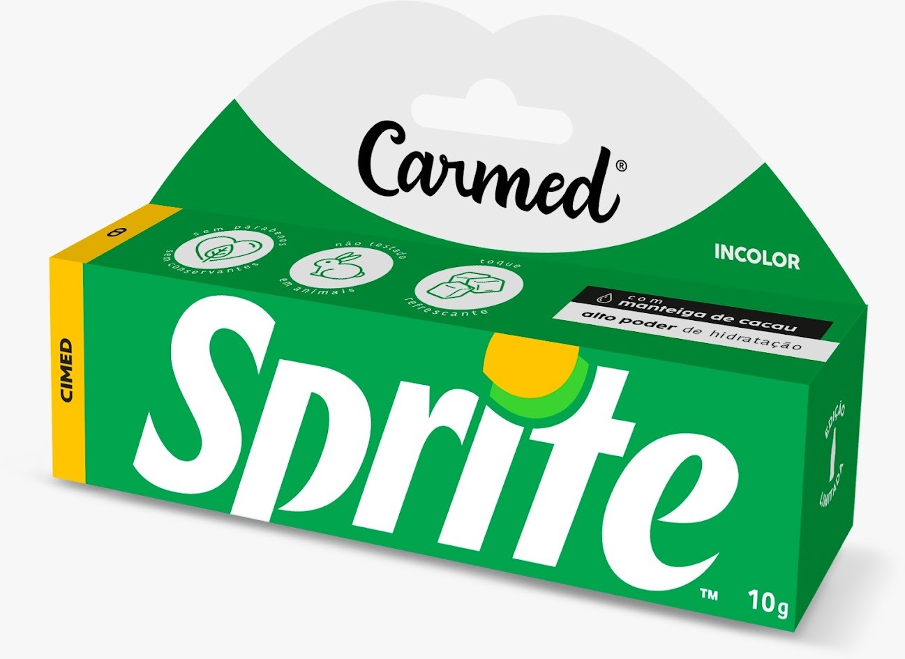 HIDRATANTE LABIAL CARMED 10G SPRITE INCOLOR