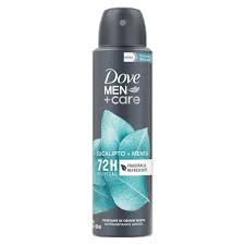 ANTITRANSPIRANTE AEROSSOL EUCALIPTO E MENTA DOVE MEN+CARE 150ML SPRAY