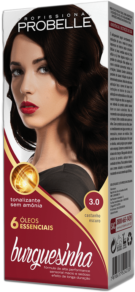TINT PROBELLE BURGUESINHA 3.0 CASTANHO ESCURO
