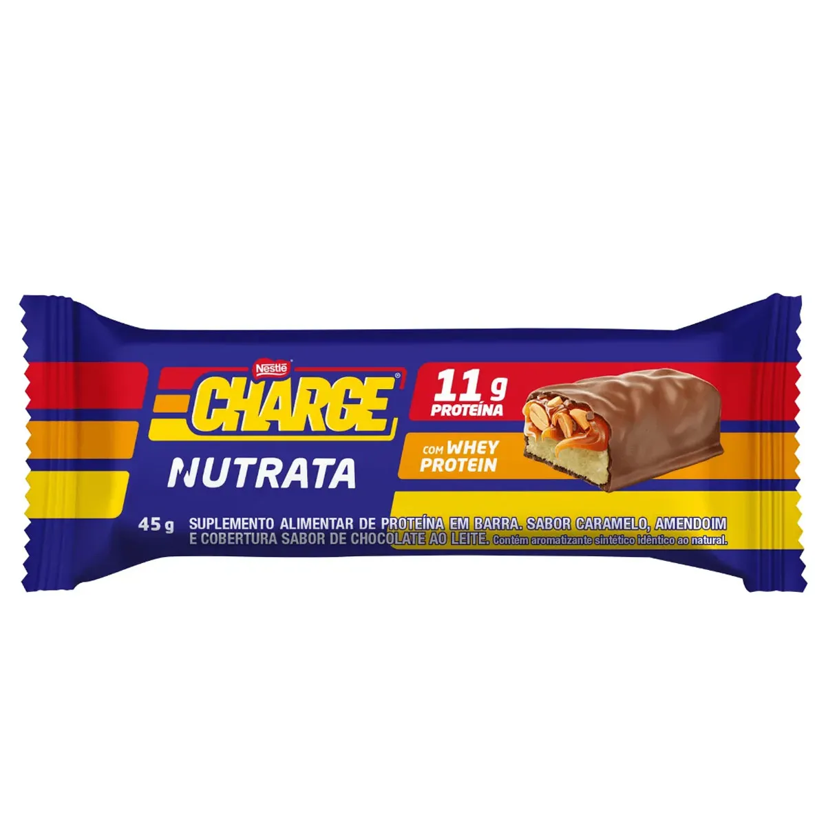 BARRA PROTEINA NUTRATA CHARGE 11G WHEY PROTEIN 45G