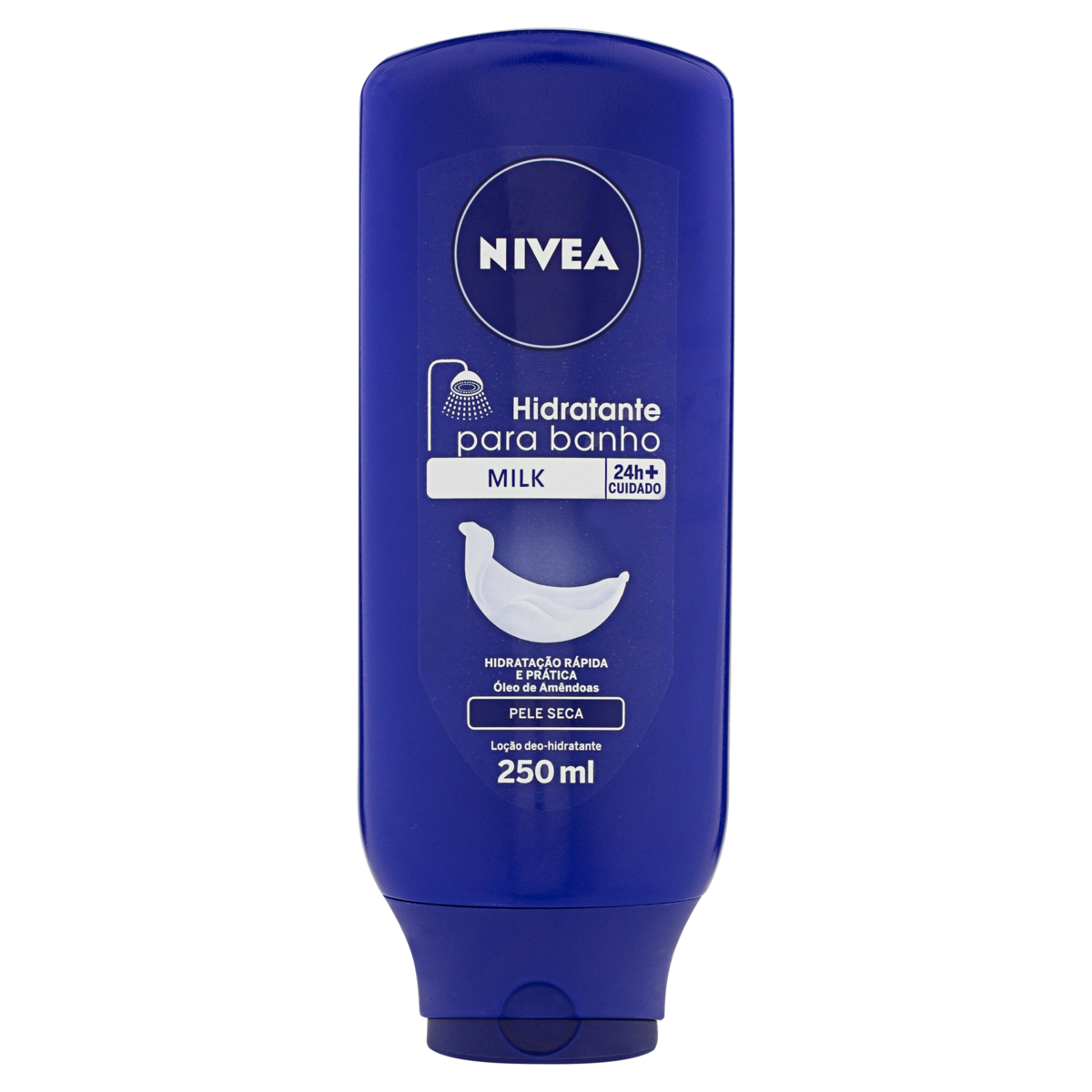 DEO-HIDRATANTE PARA BANHO NIVEA MILK FRASCO 250ML