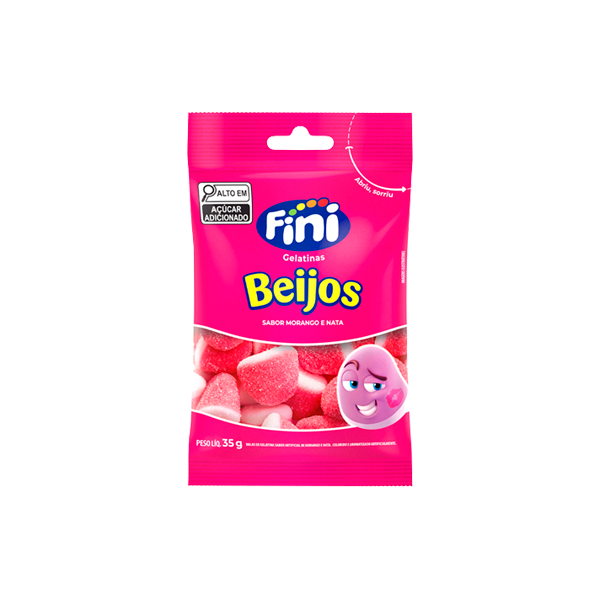 BALA GELATINA BEIJOS 35G 111030B12411 FINI