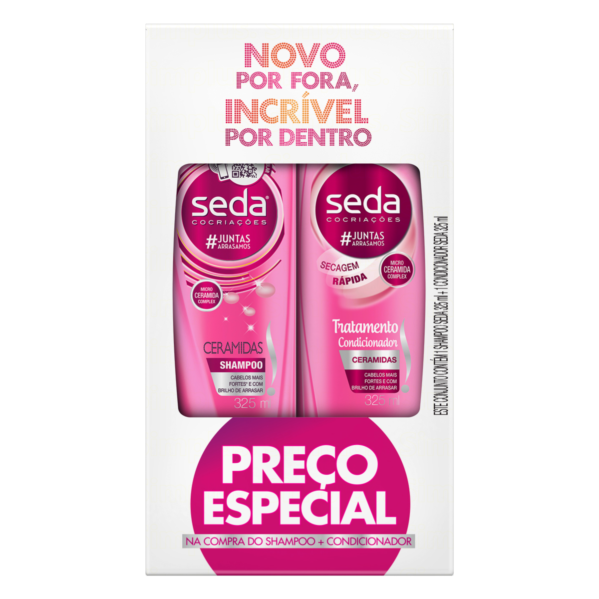 KIT SEDA SH 300ml+COND CERAMIDAS 190ML