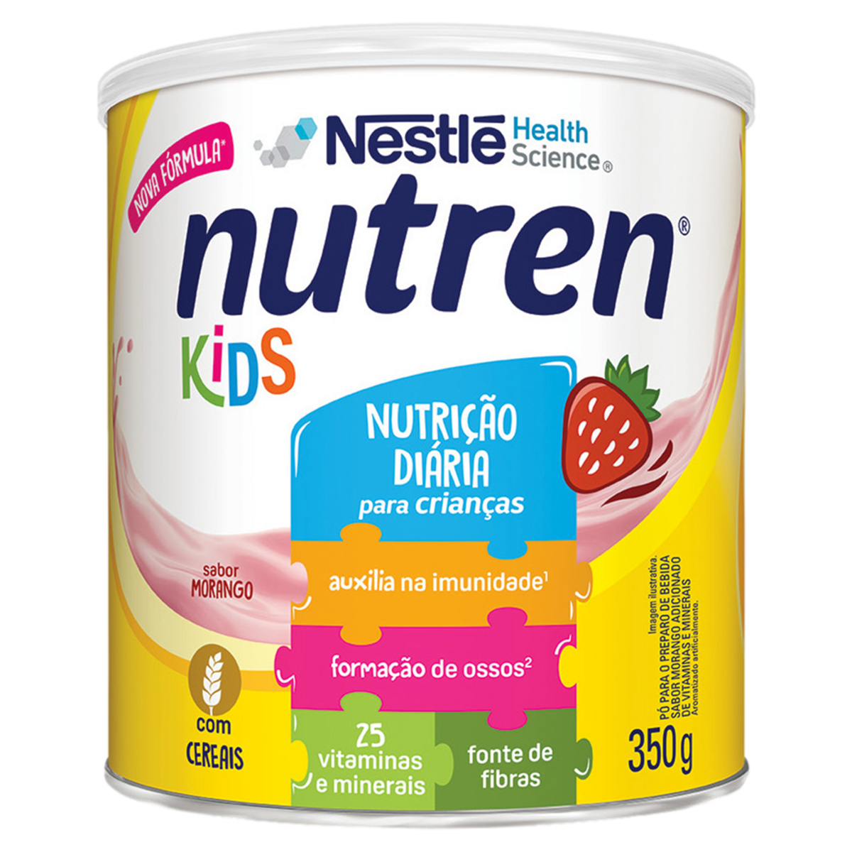 NUTREN KIDS MORANGO PO 350G
