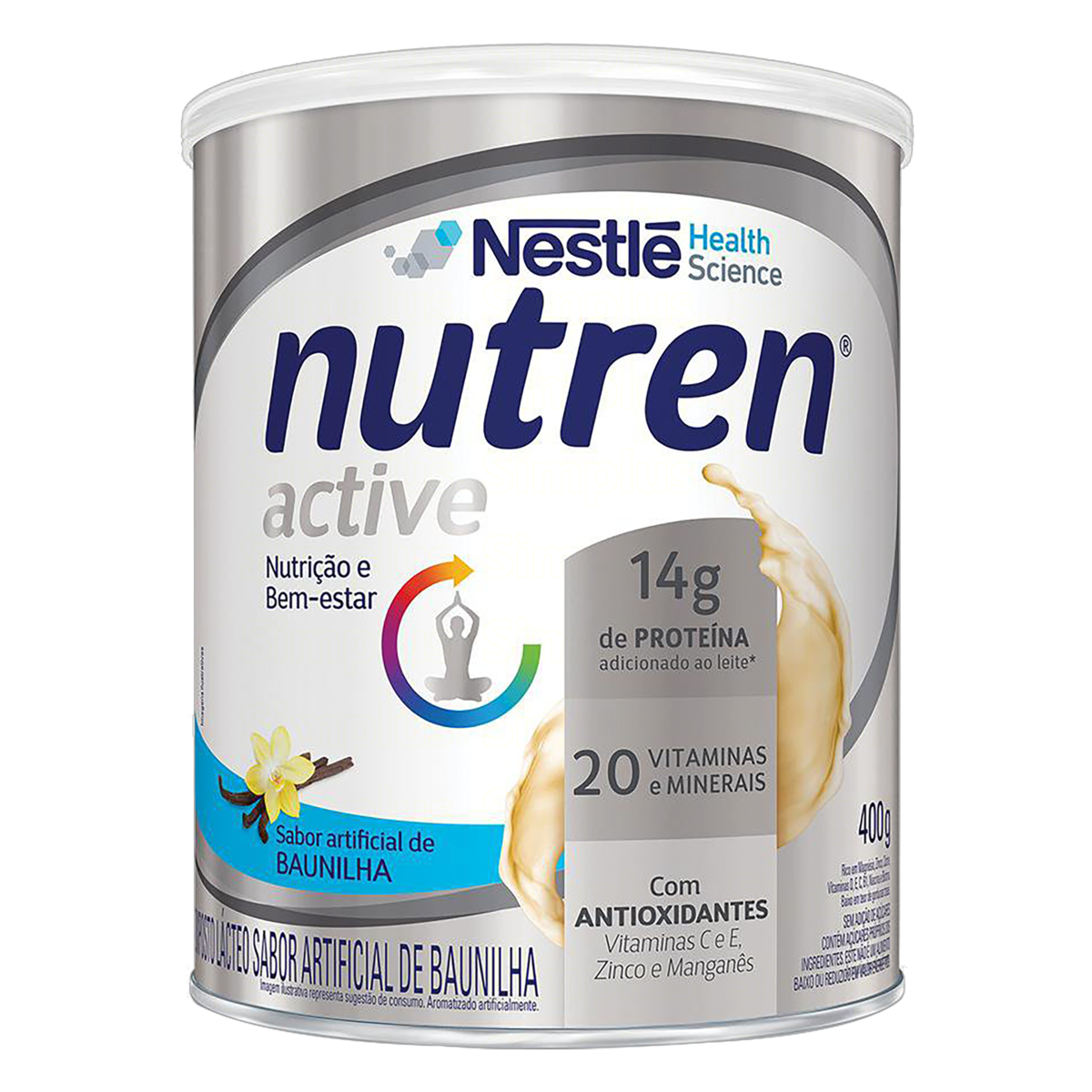 NUTREN ACTIVE BAUNILHA PO 400G