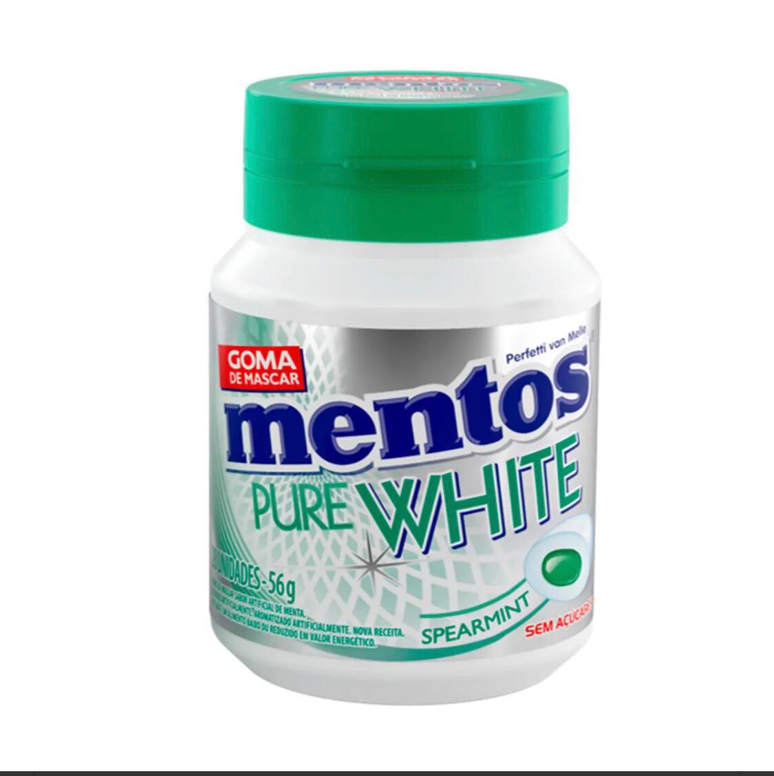 MENTOS P.FRESH WHITE SPEARMINT 56G PERFETTI