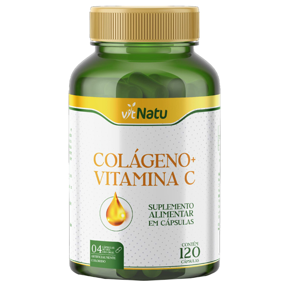 VIT NATU COLAGENO C/ VIT C 120 CAPS
