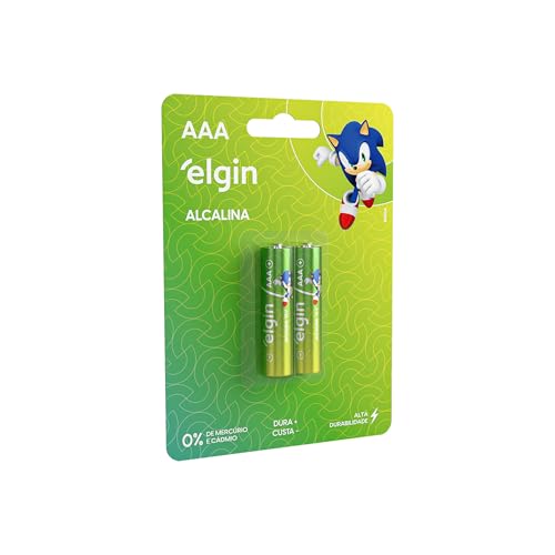 PILHA ALCALINA AAA LR03A C/2 UN ELGIN