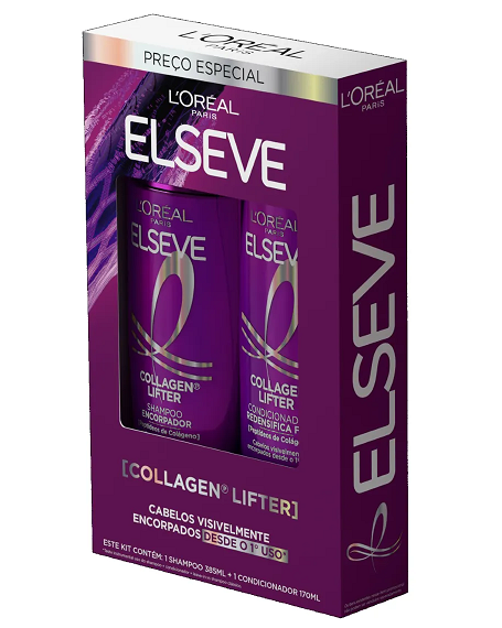KIT ELSEVE COLAG SH 385ML+CD 170ML