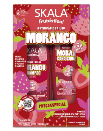 KIT SH 325ML + COND 200ML SKALA FRUTASTICA MORANGO