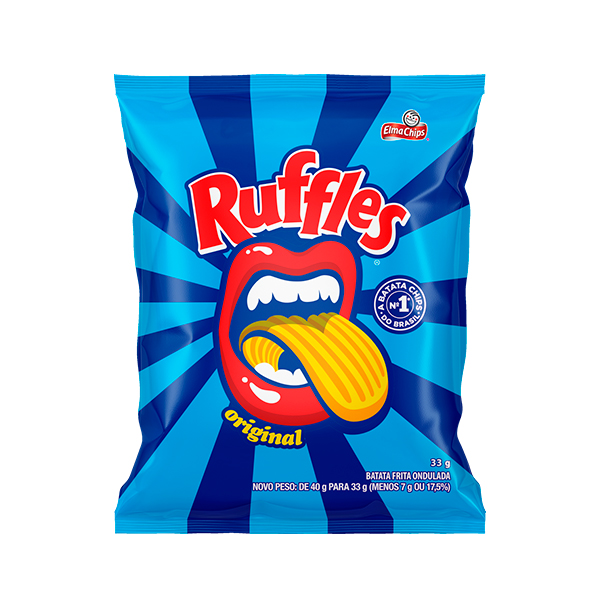 BATATA RUFFLES ORIG 33G