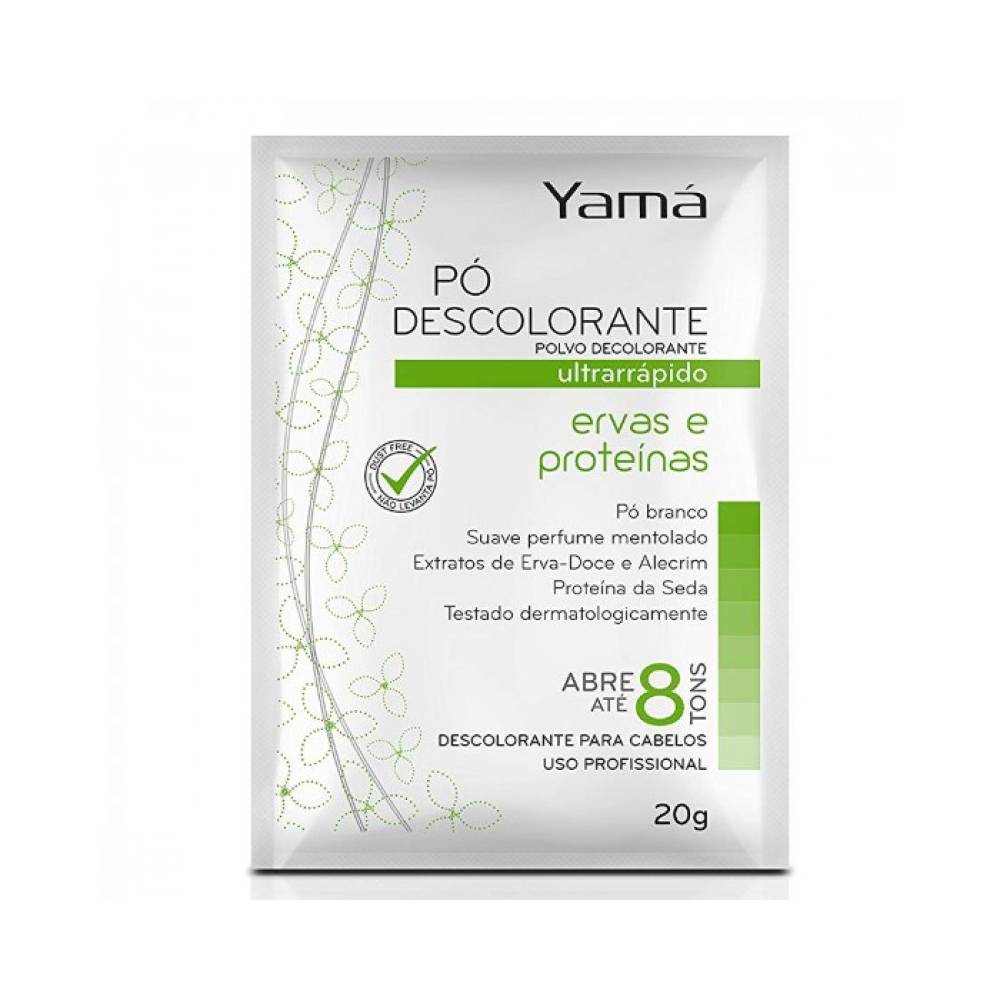 DESCOLORANTE EM PÓ YAMÁ 20G ERVAS E PROTEÍNAS UNIT