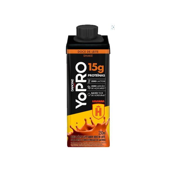 YOPRO SHAKE DOCE DE LEITE HAVANNA Z LACT  250ML