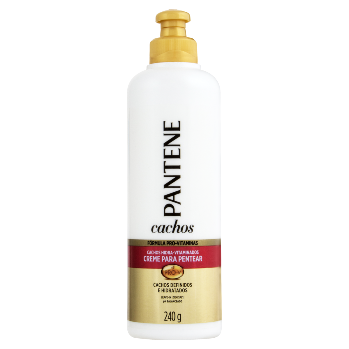 CREME PARA PENTEAR PANTENE CACHOS HIDRA-VITAMINADOS FRASCO 240G
