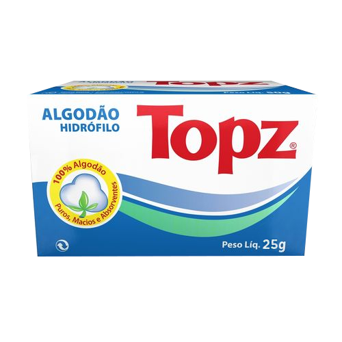 ALGODAO TOPZ HIDROFILO COSMETICOS RL 50G