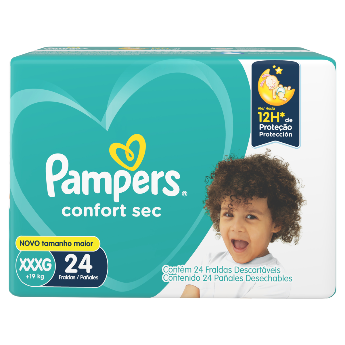 PAMPERS CONFORT SEC XXXG C/24