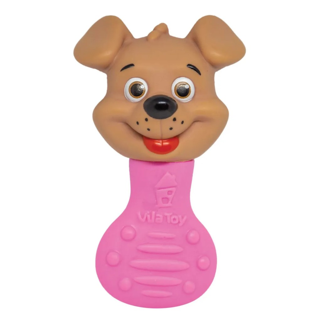 CHOCALHO E MORDEDOR CACHORRO VILA TOY