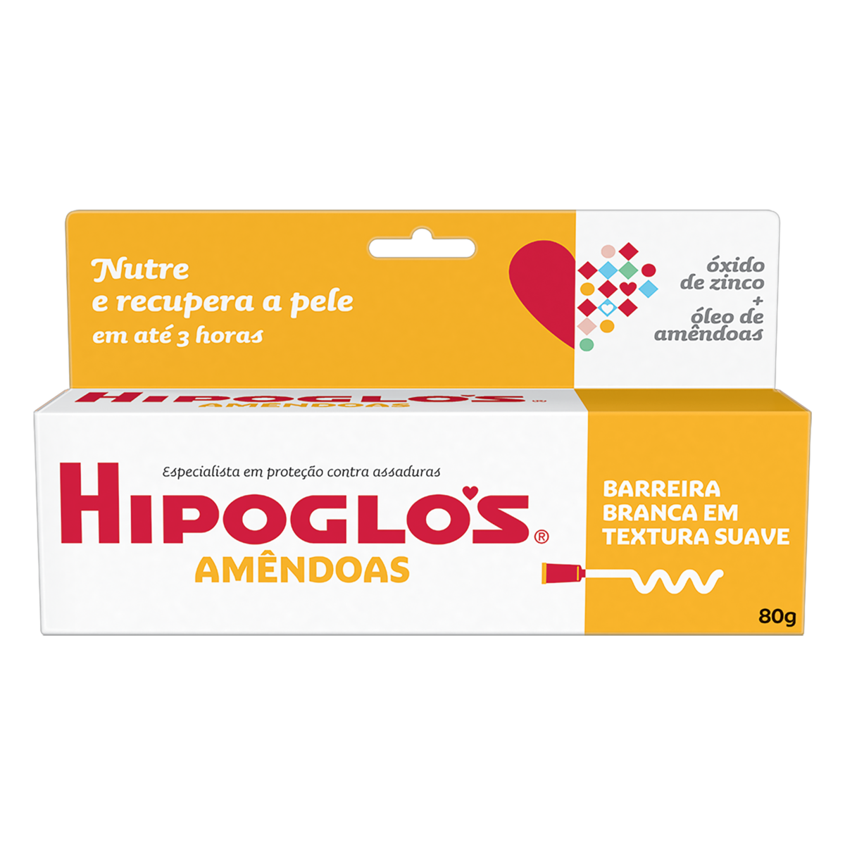 HIPOGLOS AMENDOAS CREME 80G