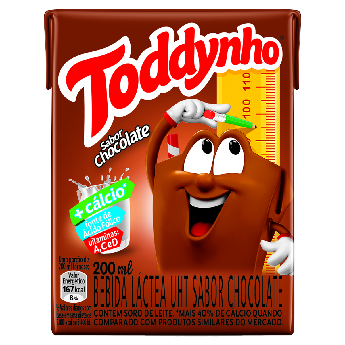 BEBIDA LÁCTEA UHT CHOCOLATE TODDYNHO CAIXA 200ML