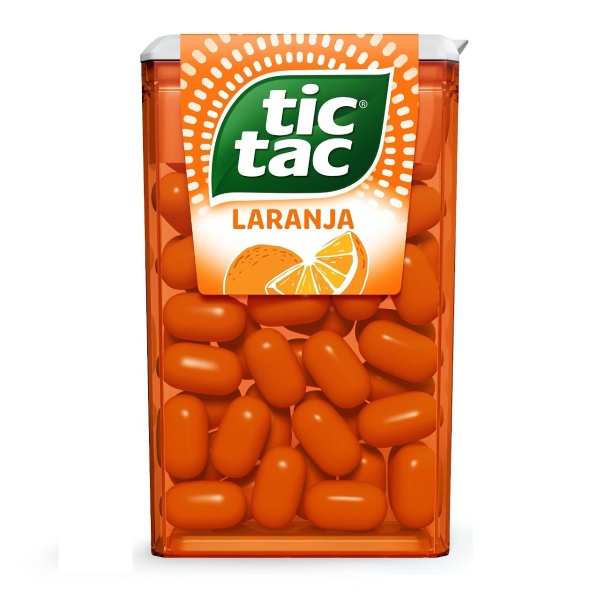 PASTILHA LARANJA TIC TAC CAIXA 14,5G