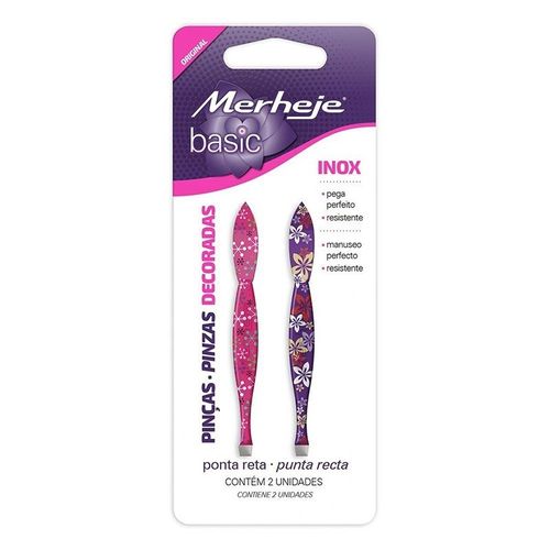 PINCA DEPILATORIA BASIC DECORADA C/02 - MERHEJE